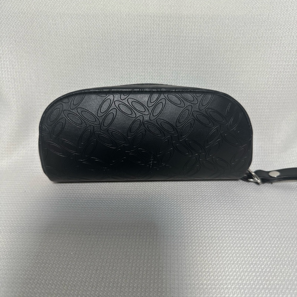 Oakley Faux Leather Embossed Logo Black Sunglasses Case